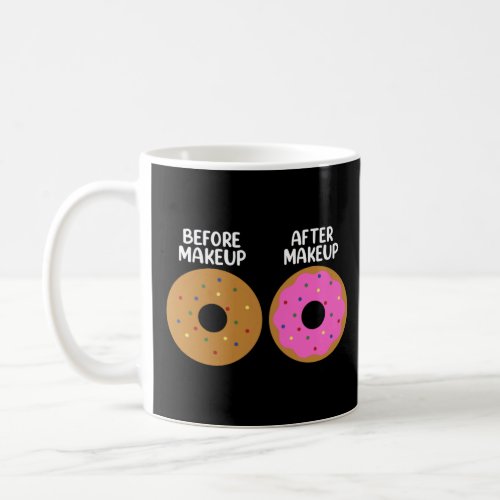 Before After Makeup Artist Cosmetologist Donut  Coffee Mug