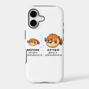 Before and After Going To Grandma Funny Nana iPhone 17 Case