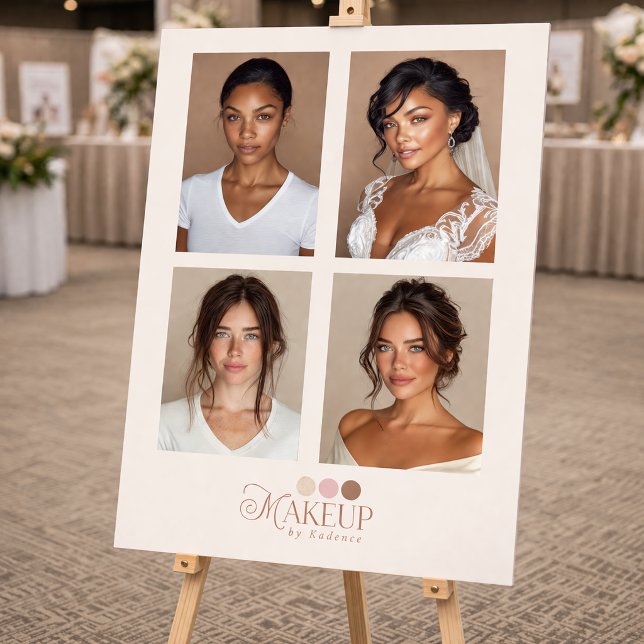Before and After Makeup Artist Foam Board Sign (Creator Uploaded)