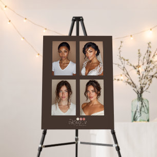 Before and After Makeup Artist Foam Board Sign