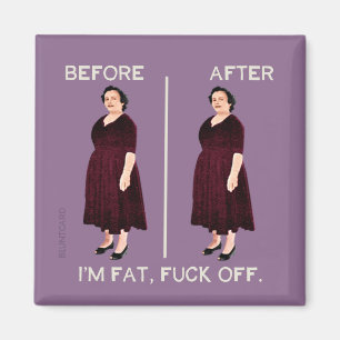 Before and after, still beautiful magnet