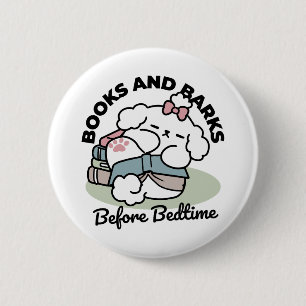 Before Bedtime with My Pup – Book and Dog Lover Button