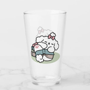 Before Bedtime with My Pup – Book and Dog Lover Glass