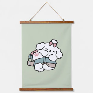 Before Bedtime with My Pup – Book and Dog Lover Hanging Tapestry