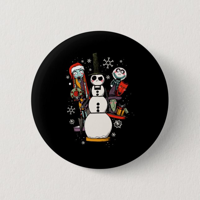 Before Christmas Nutcracker Trio  Button (Front)