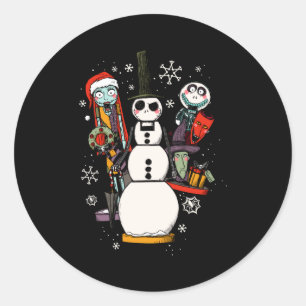 Before Christmas Nutcracker Trio  Classic Round Sticker