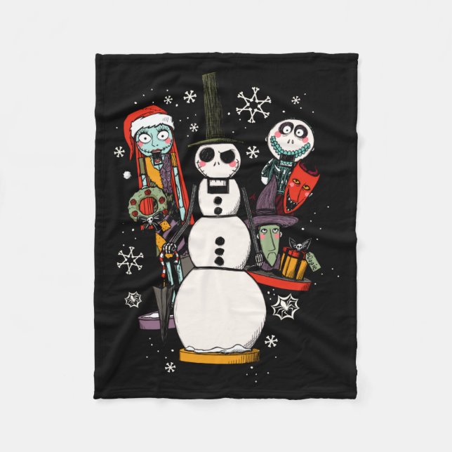 Before Christmas Nutcracker Trio  Fleece Blanket (Front)