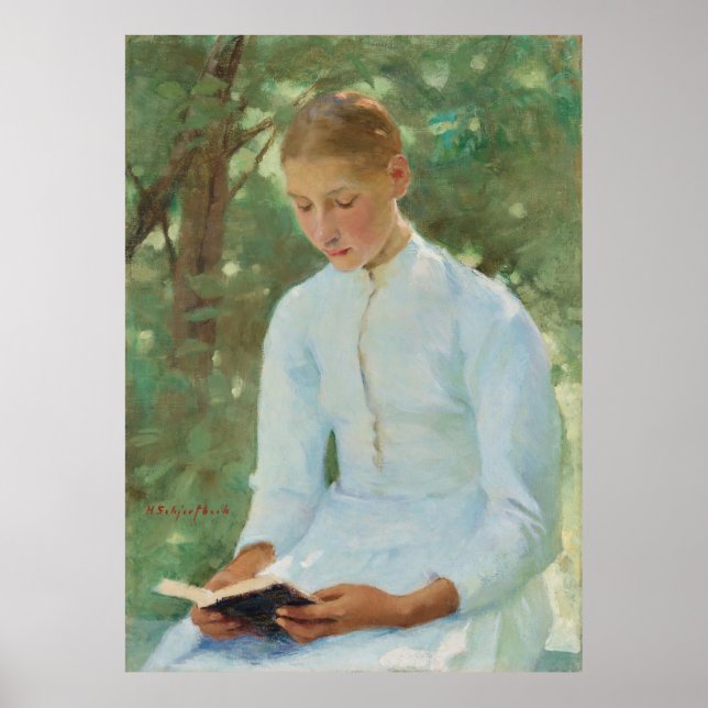 Before Confirmation by Helene Schjerfbeck  Poster (Front)
