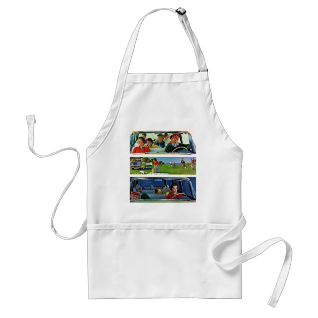 Before, During & After Picnic Adult Apron (Front)