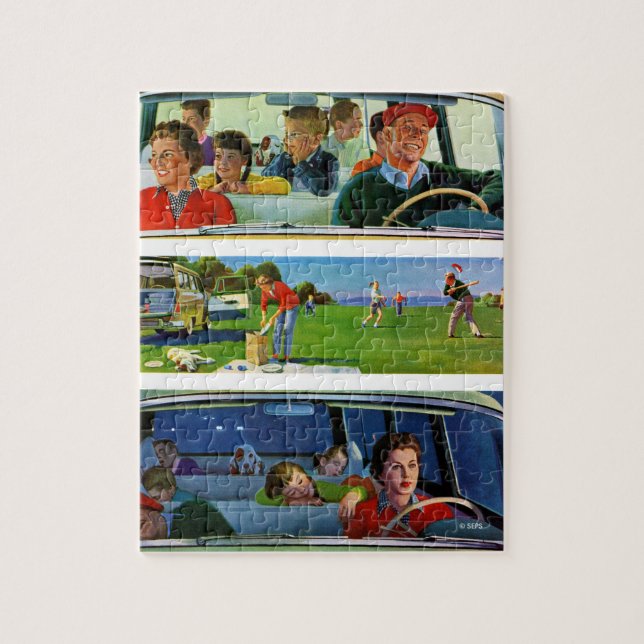 Before, During & After Picnic Jigsaw Puzzle (Vertical)