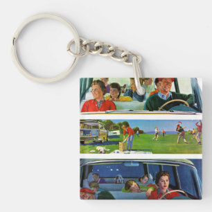 Before, During & After Picnic Keychain