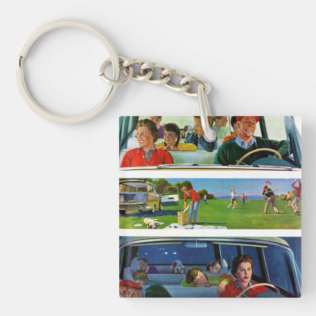 Before, During & After Picnic Keychain (Front)