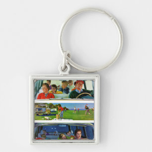 Before, During & After Picnic Keychain