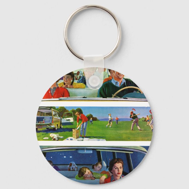 Before, During & After Picnic Keychain (Front)