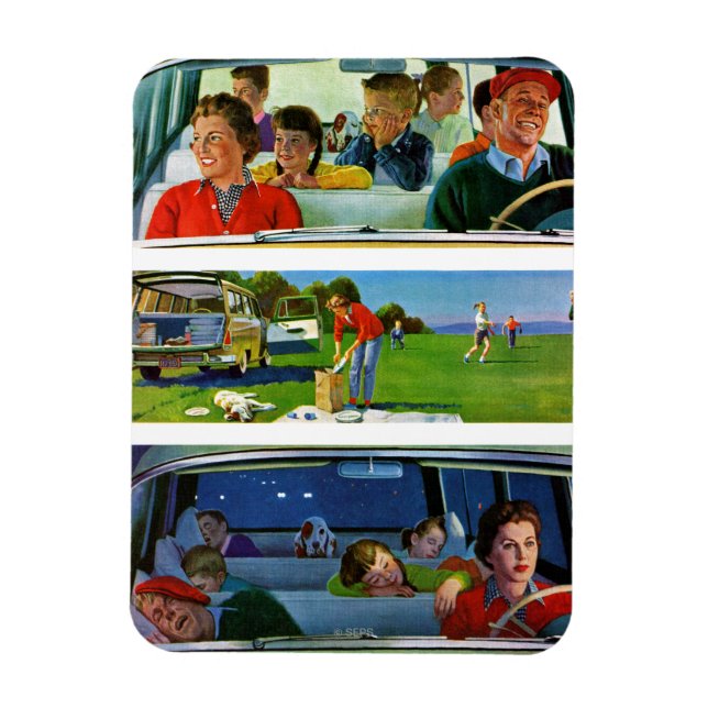 Before, During & After Picnic Magnet (Vertical)