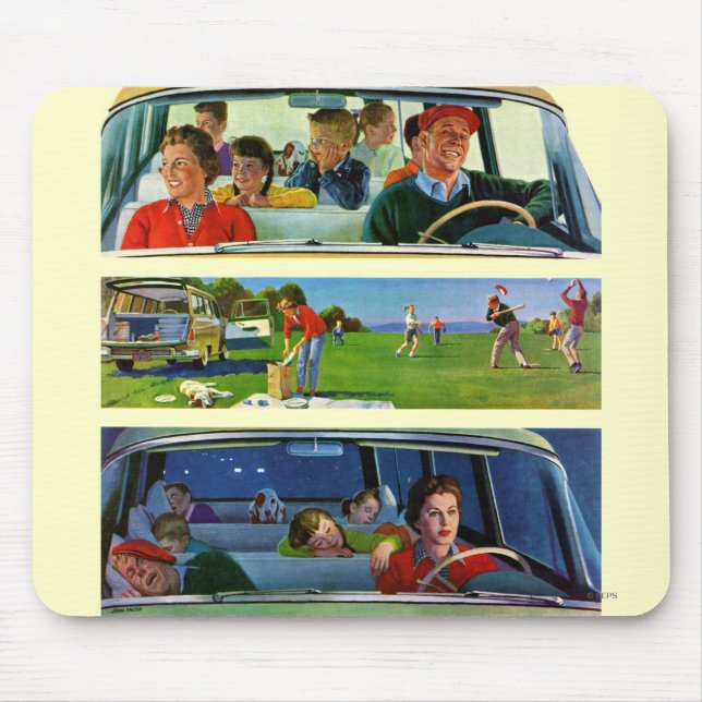 Before, During & After Picnic Mouse Pad (Front)
