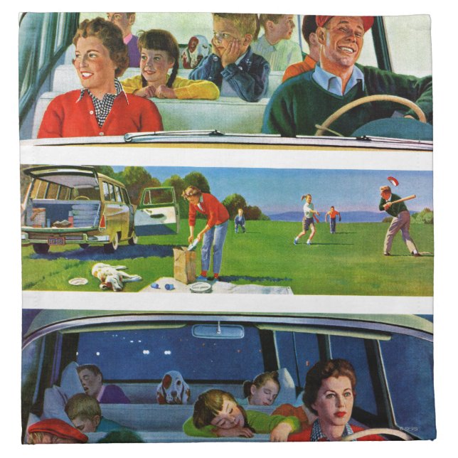 Before, During & After Picnic Napkin (Front)