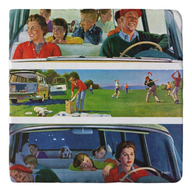 Before, During & After Picnic Trivet (Front)