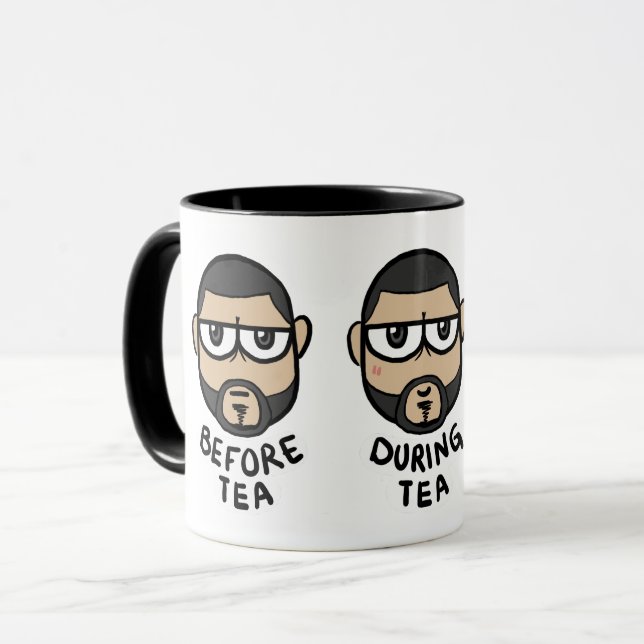 Before/During/After Tea Mug (Front Left)