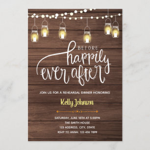 Before Happily Ever After invitation