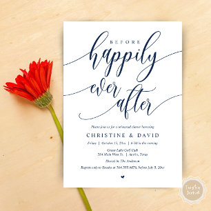 Before Happily Ever After, Rehearsal Dinner Invitation