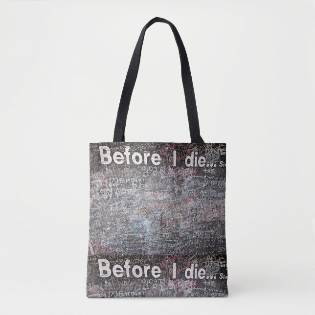 Before I Die Tote (Front)