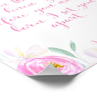 Before I formed you in the womb I knew you - verse Poster