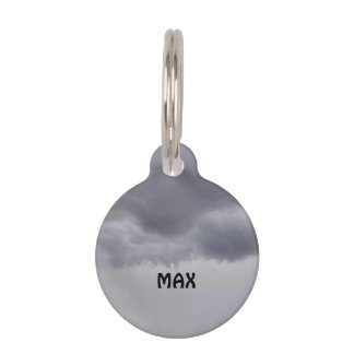 Before storm Round Pet Tag