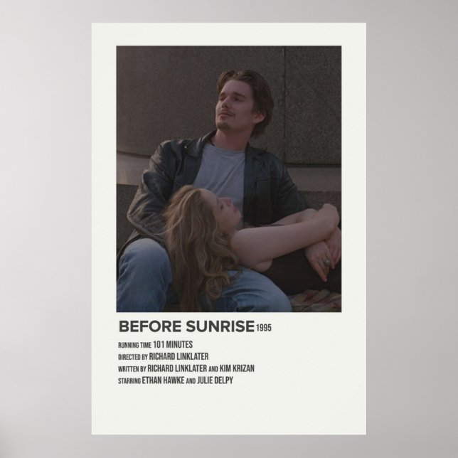 before sunrise 1995 poster (Front)