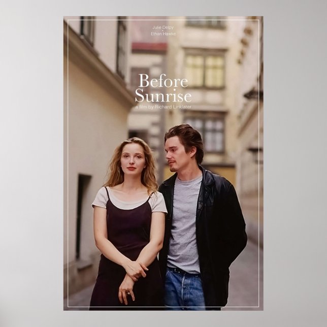 Before Sunrise Movie Poster (Front)