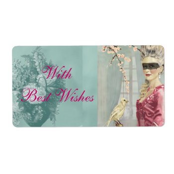 Before The Ball Best Wishes Labels by WickedlyLovely at Zazzle