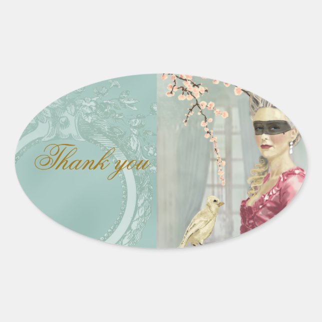 Before the Ball Thank you stickers (Front)