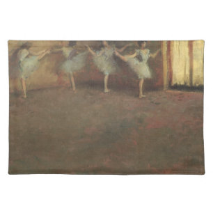 Before the Ballet by Edgar Degas, Vintage Fine Art Cloth Placemat