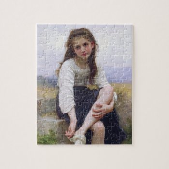 Before The Bath - John William Waterhouse Jigsaw Puzzle by VintageArtPosters at Zazzle