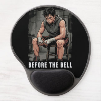 Before The Bell Motivational Boxing Gym Art Gel Mouse Pad
