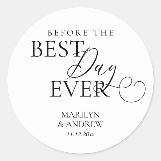 Before the best day ever, Cookies Sweet Sticker (Front)