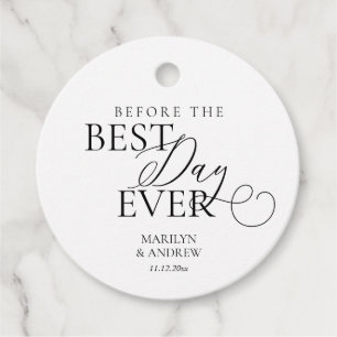 Before the best day ever, Cookies Sweets Thank you Favor Tags