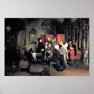 Before the Confession, 1877 Poster