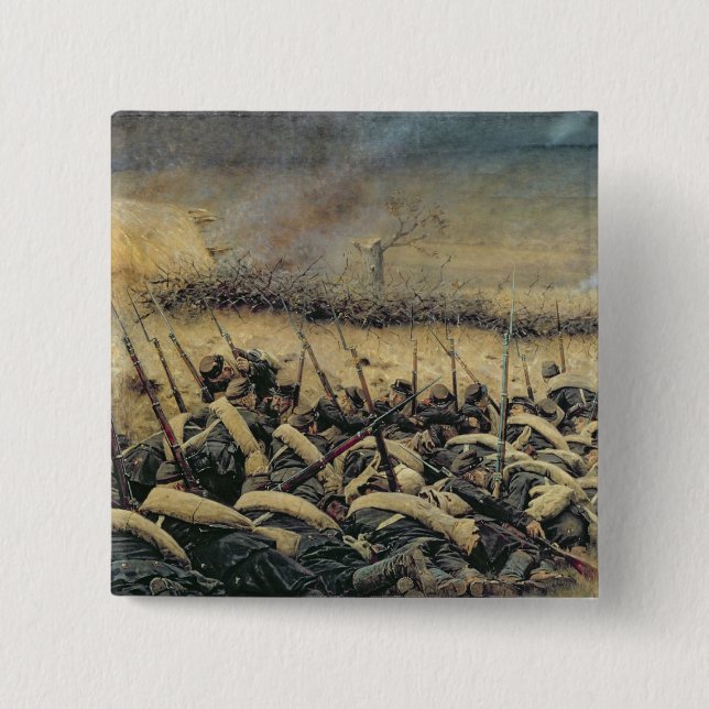 Before the Offensive, 1877-78 Pinback Button (Front)