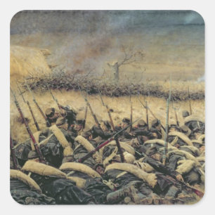 Before the Offensive, 1877-78 Square Sticker