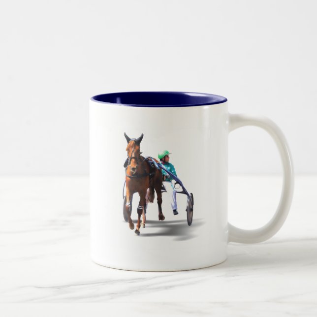 Before the Race Two-Tone Coffee Mug (Right)