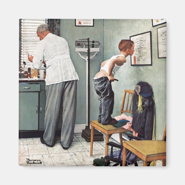 Before the Shot or At the Doctor's Magnet (Front)