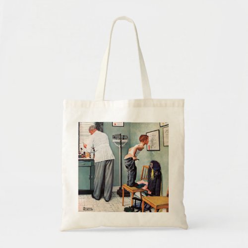 Before the Shot or At the Doctors Tote Bag