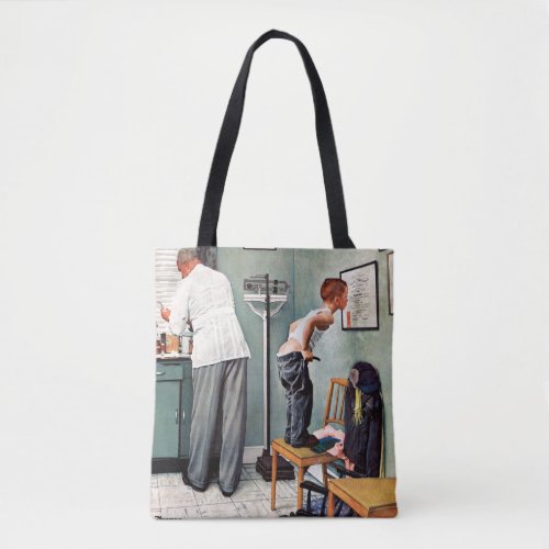 Before the Shot or At the Doctors Tote Bag