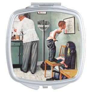 Before the Shot or At the Doctor's Vanity Mirror