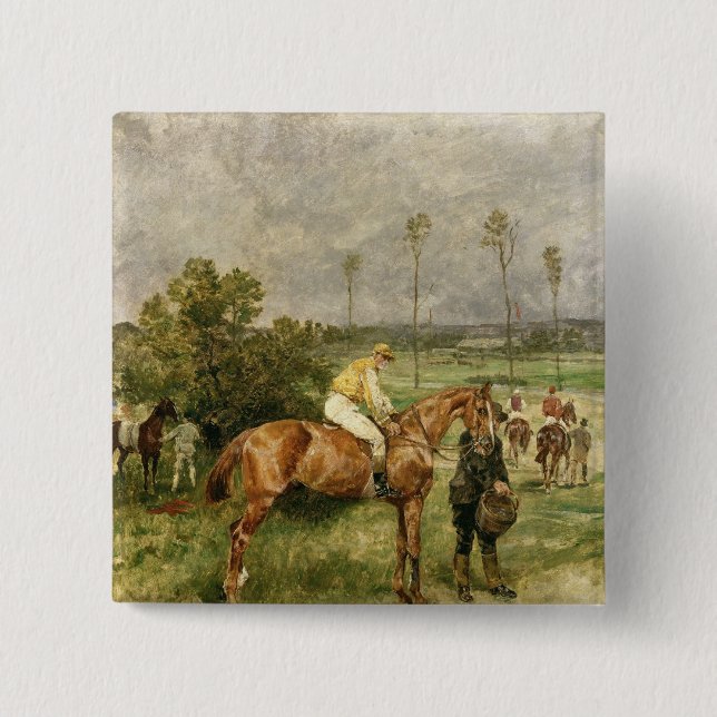 Before the Start, 1890 Button (Front)