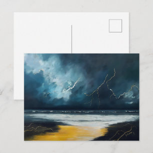 Before The Storm – Abstract Seascape Postcard