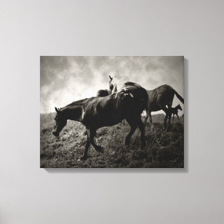 Before the Storm Wrapped Canvas Print