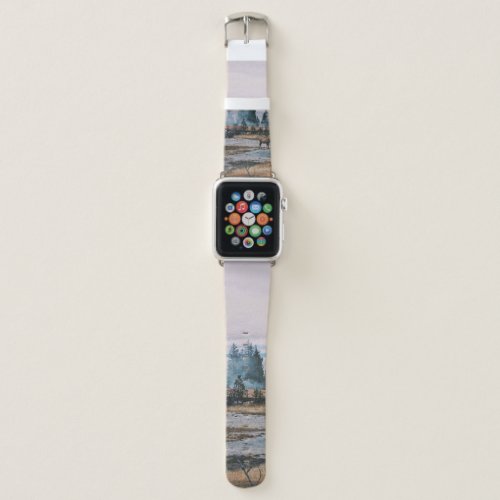 BEFORE THE SUNSET IN YELLOWSTONE NATIONAL PARK APPLE WATCH BAND