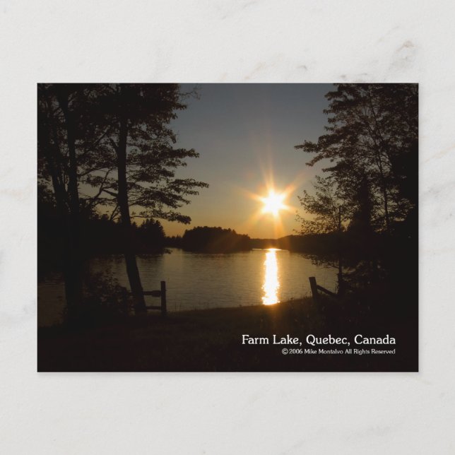 Before The Sunset Postcard (Front)